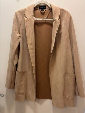 Faux Suede Coat